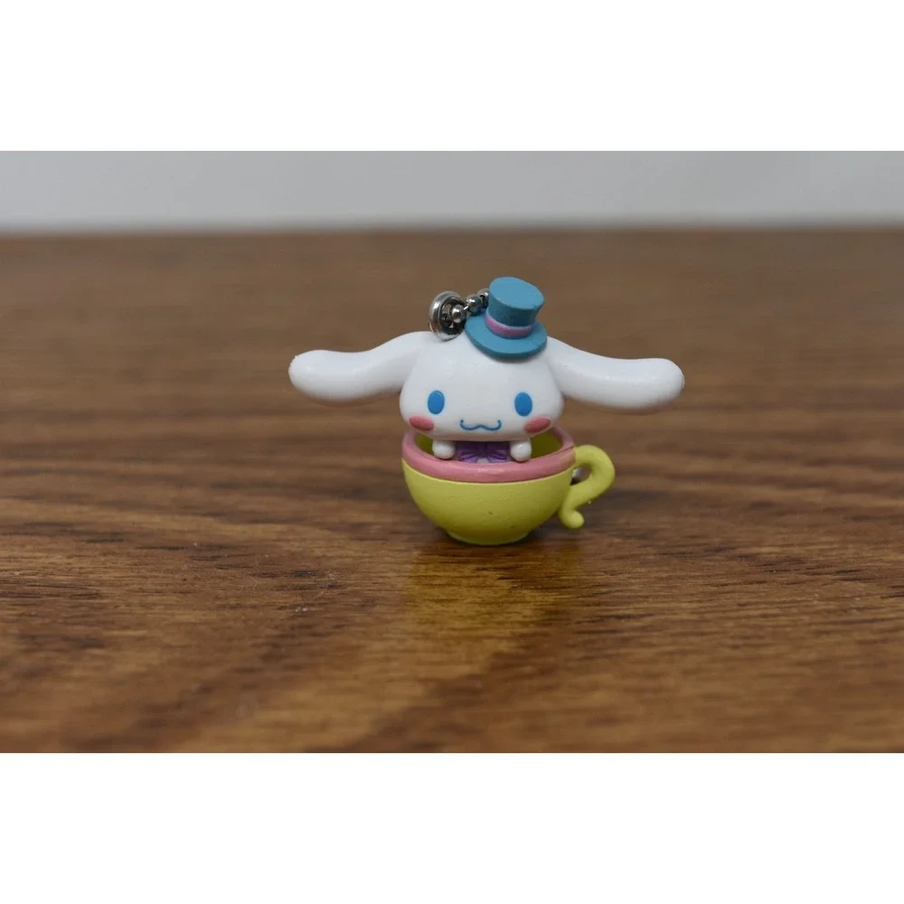 Sanrio Cinnamoroll Teacup Ball Chain Keychain Figure Mini Mascot 2023